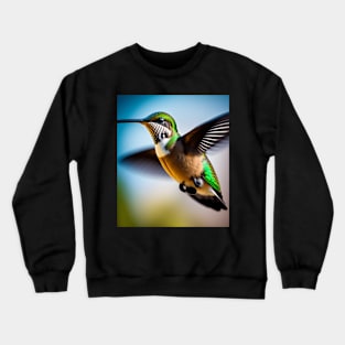 Typhoon Hummingbird Flying Storm Crewneck Sweatshirt